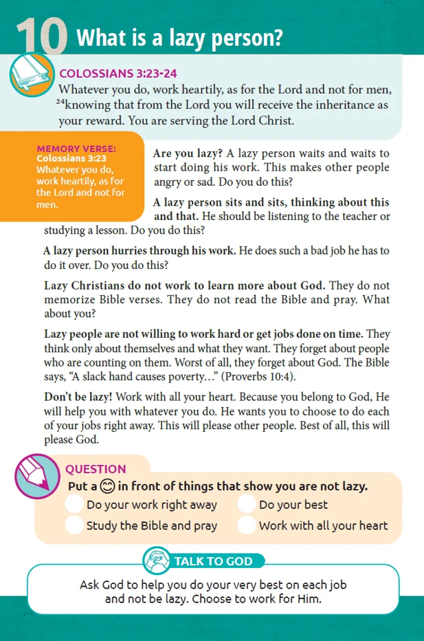 Book 5: "Choices that Please God"